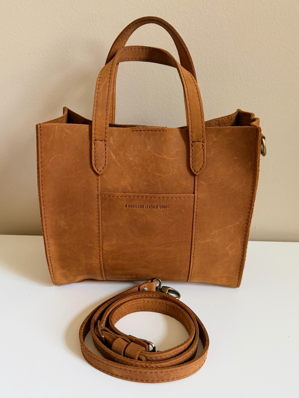 Portland Leather Lola Tote Bag in Dakota